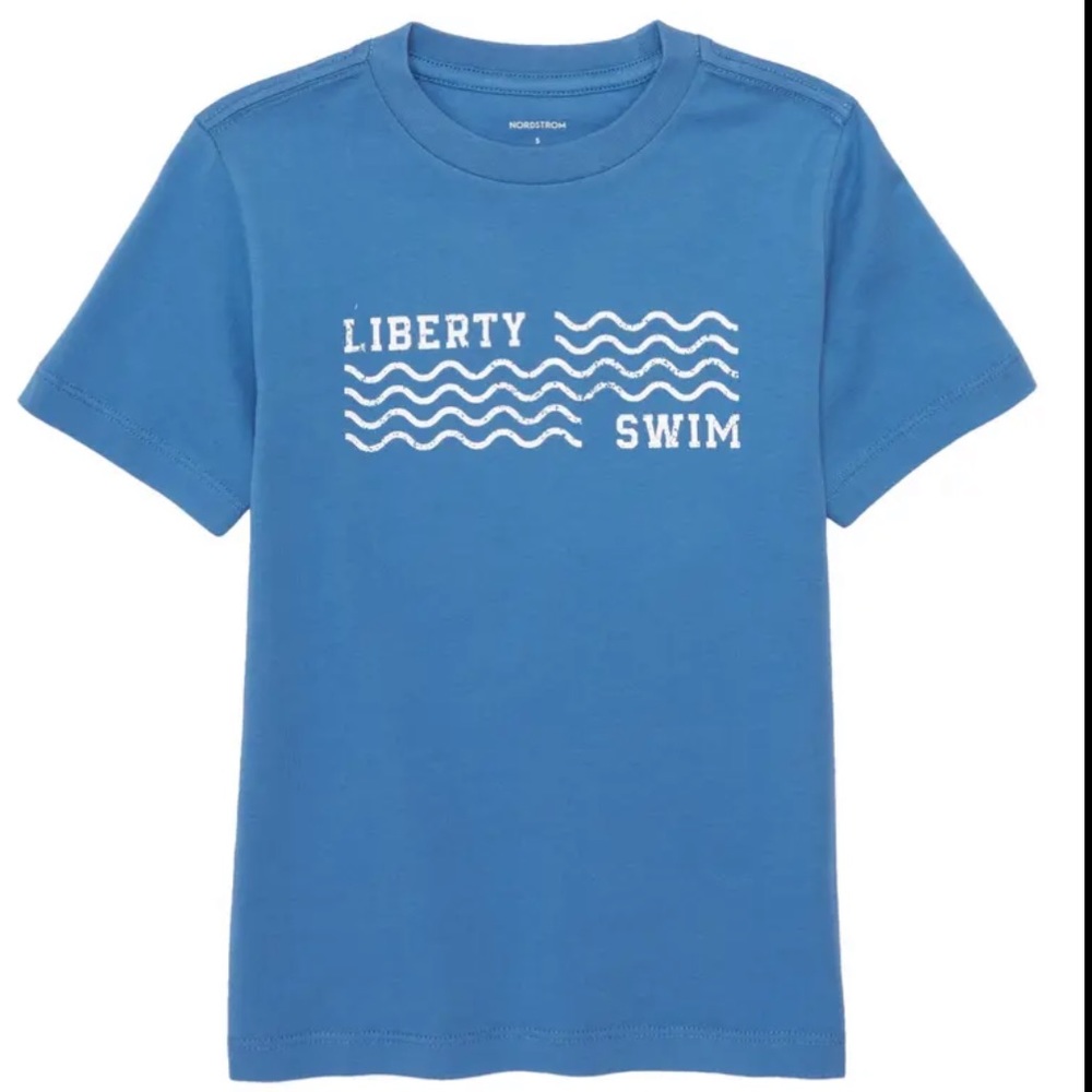 🆕 NORDSTROM Liberty Swim Graphic Tee (Boy’s Size M)
